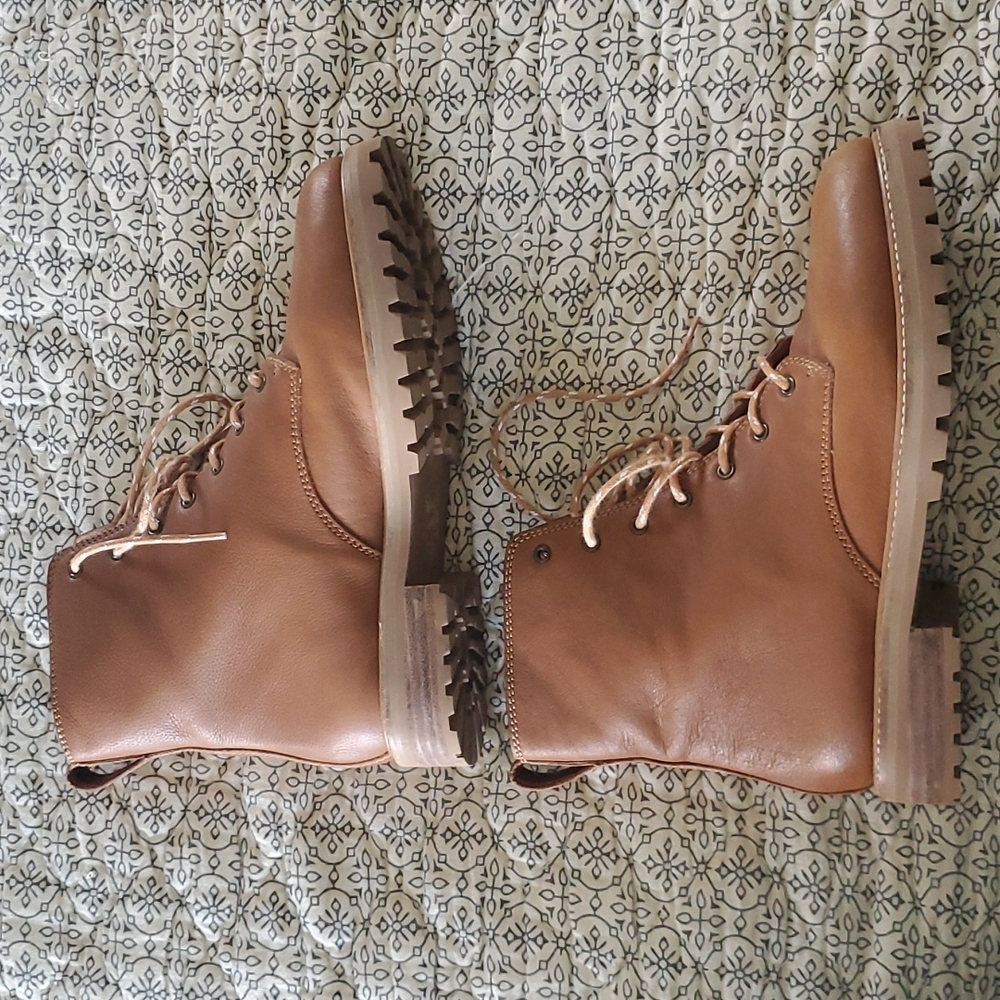 Madewell Claire Boots Brown